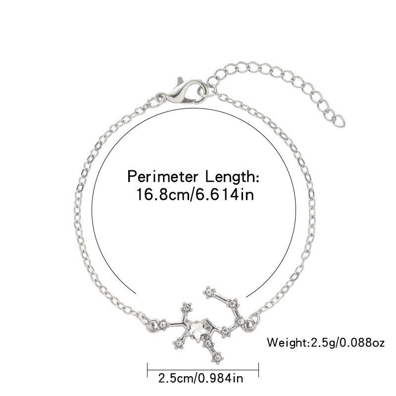 Bracelet astrologique Olivenorma avec douze constellations 