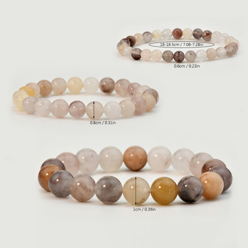 Bracelet en perles de lépidolite Olivenorma 6-10 mm