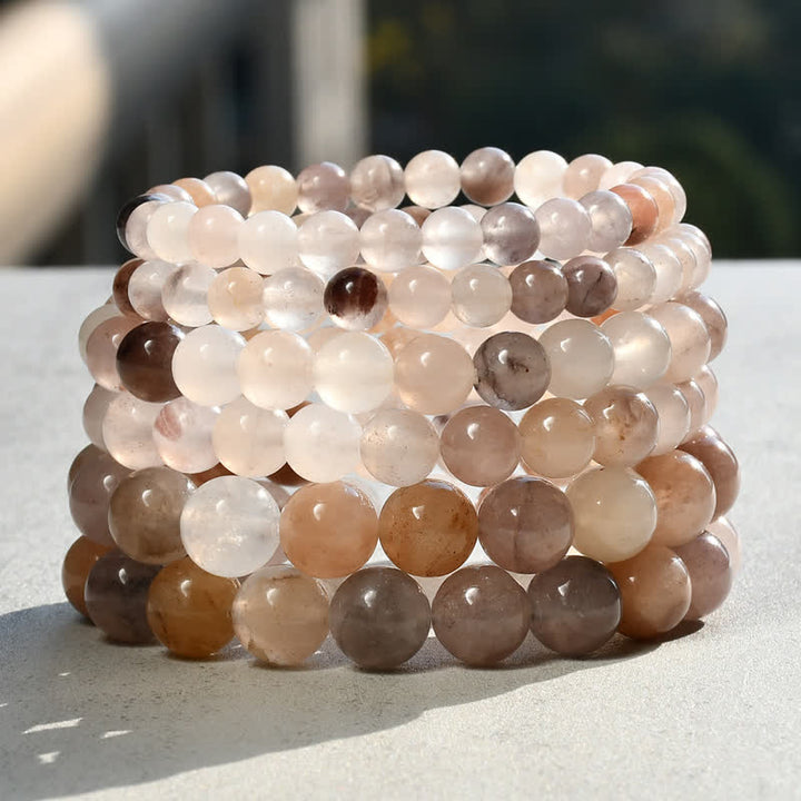 Bracelet en perles de lépidolite Olivenorma 6-10 mm