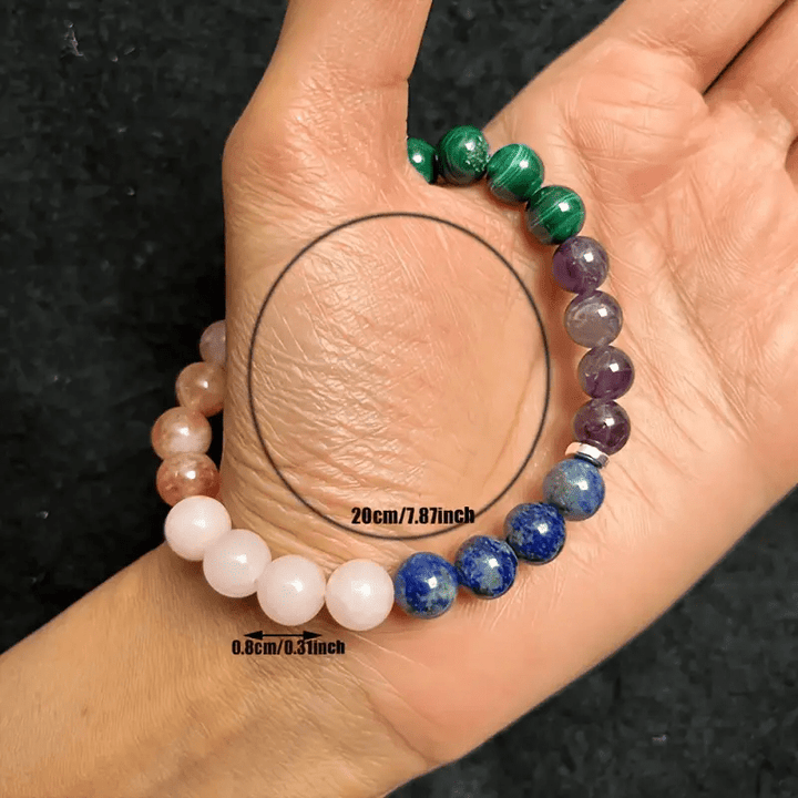 Bracelet Intension en perles de pierre naturelle Olivenorma « Calm »