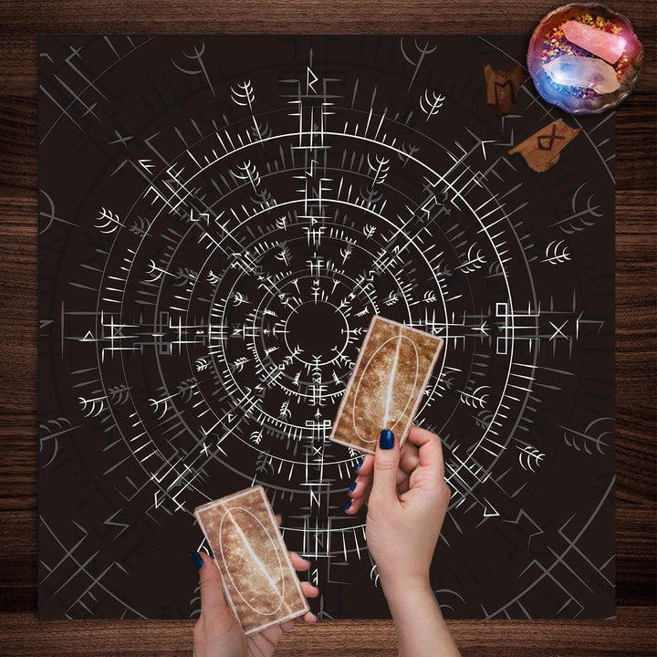 Tapisserie d'autel Olivenorma Arbre de vie Nappe de tarot