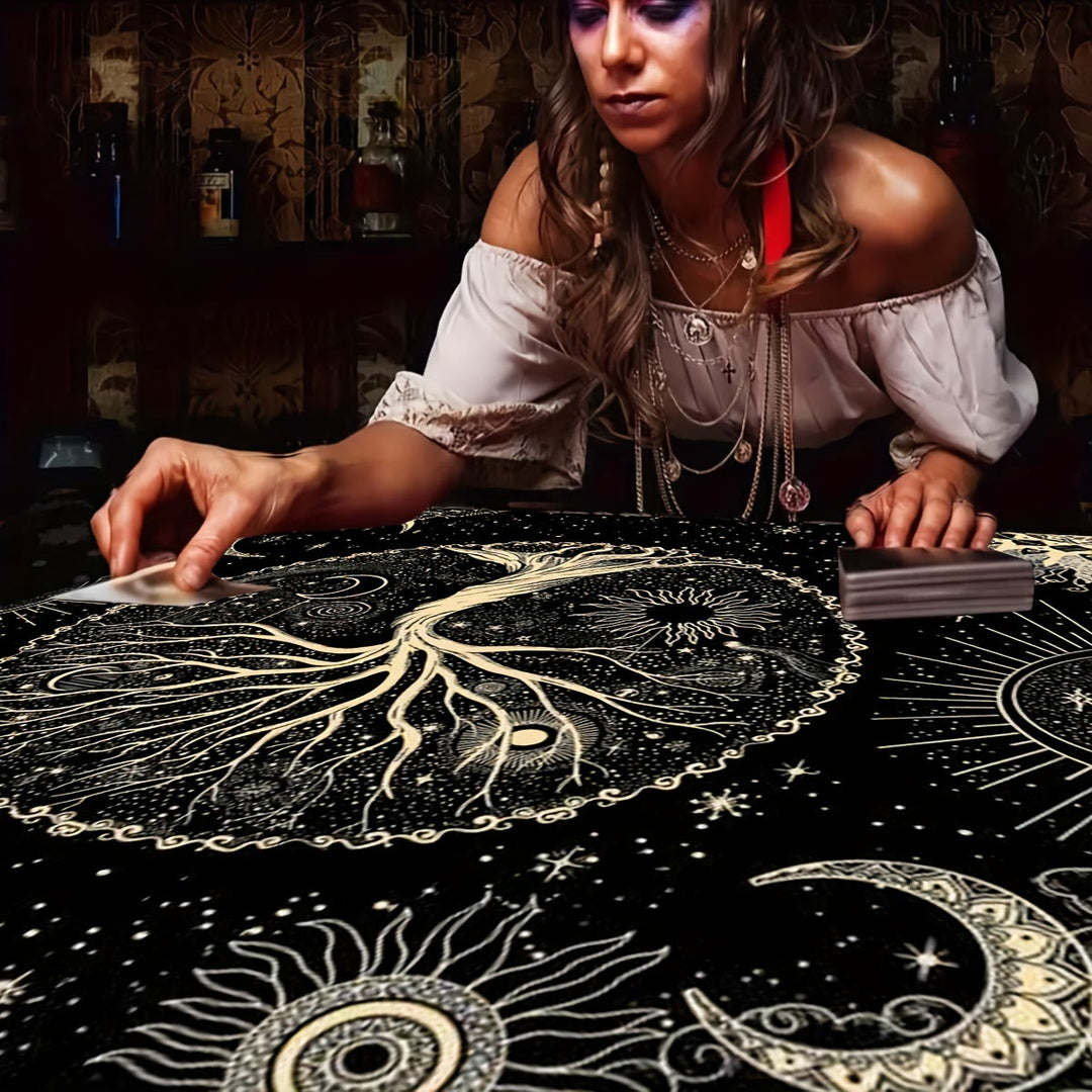 Nappe de tarot divinatoire Arbre de vie Olivenorma