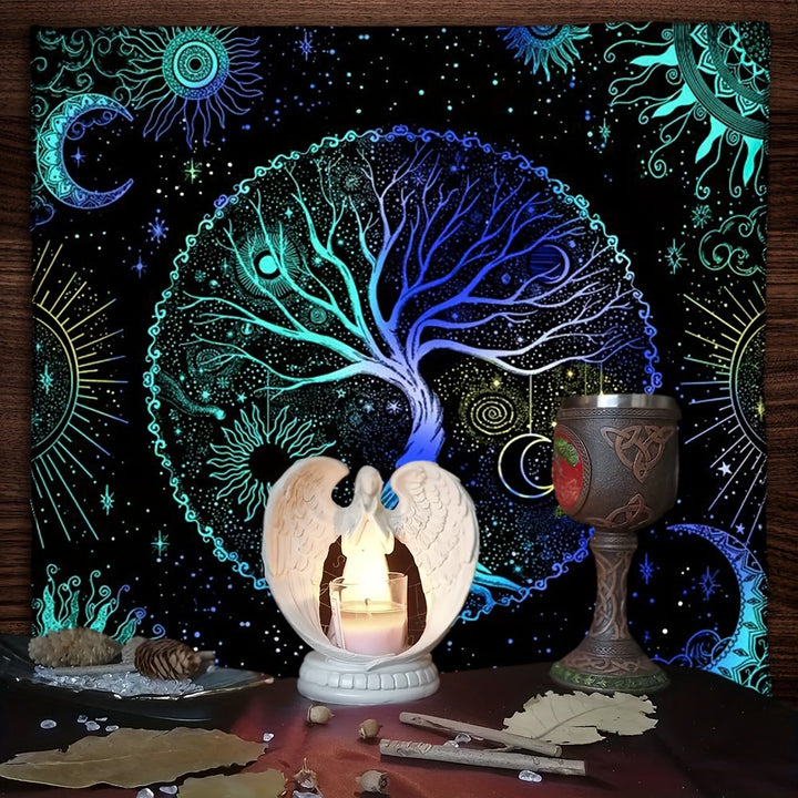 Nappe de tarot divinatoire Arbre de vie Olivenorma