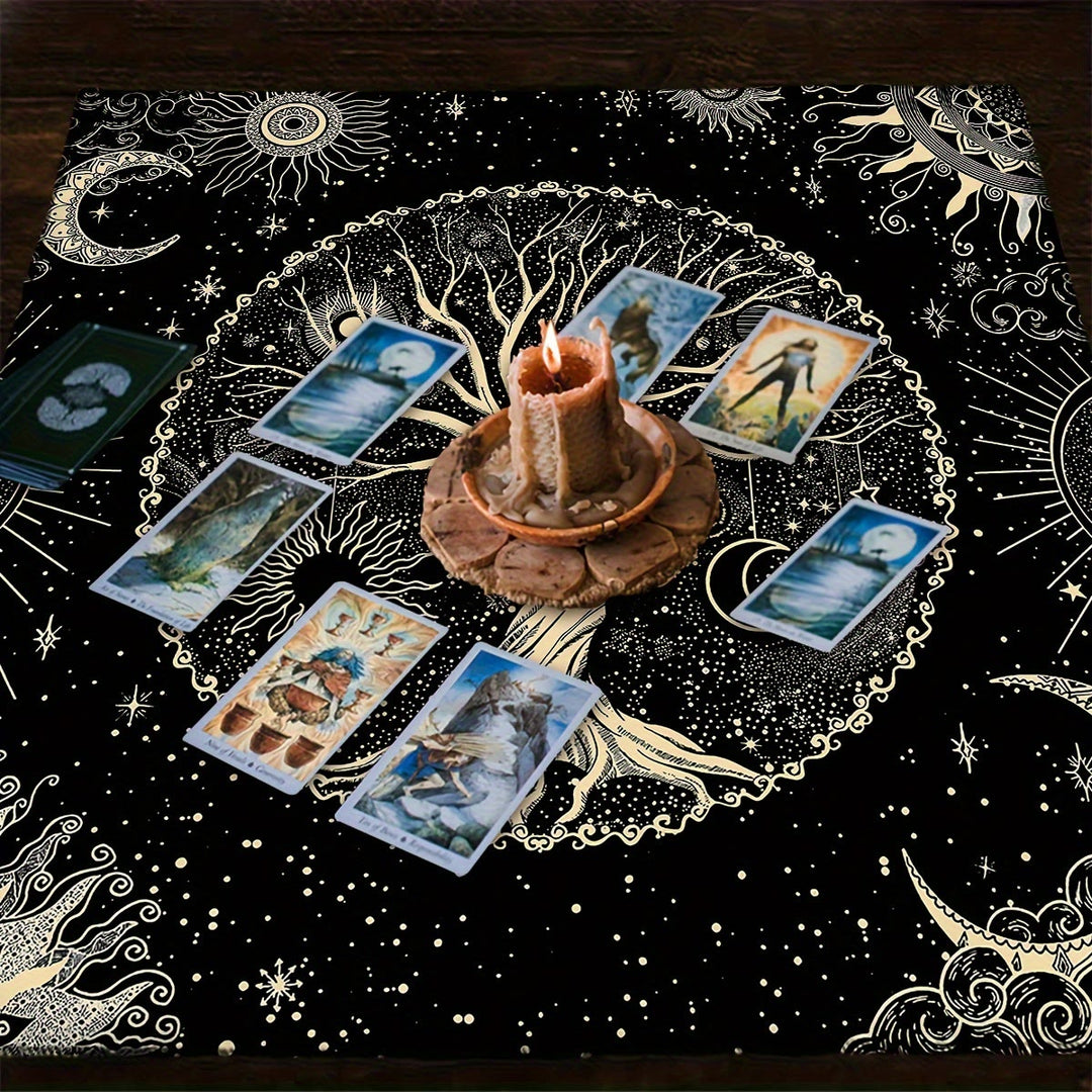 Nappe de tarot divinatoire Arbre de vie Olivenorma