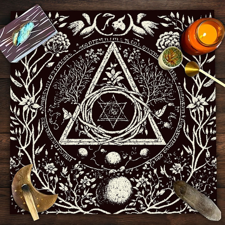 Nappe de tarot signe horoscope astrologique Olivenorma 