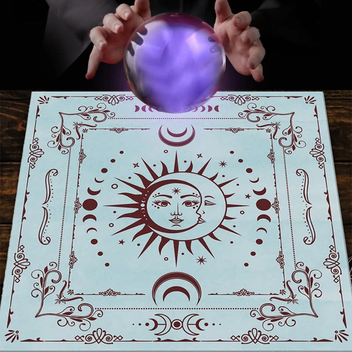 Nappe de tarot mystique des phases de la lune Olivenorma 