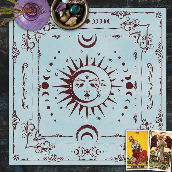 Nappe de tarot mystique des phases de la lune Olivenorma 