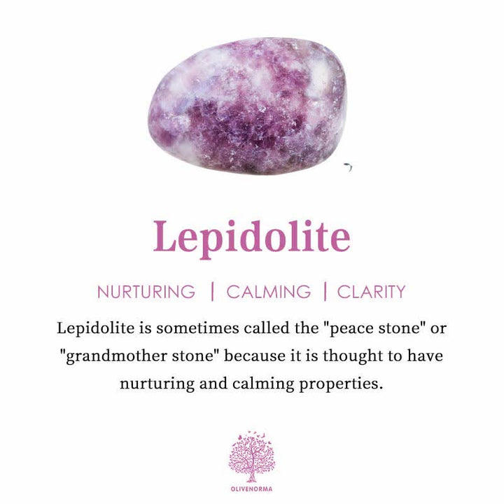 Carillon Olivenorma attrape-soleil en lépidolite Olivenorma Arbre de Vie 