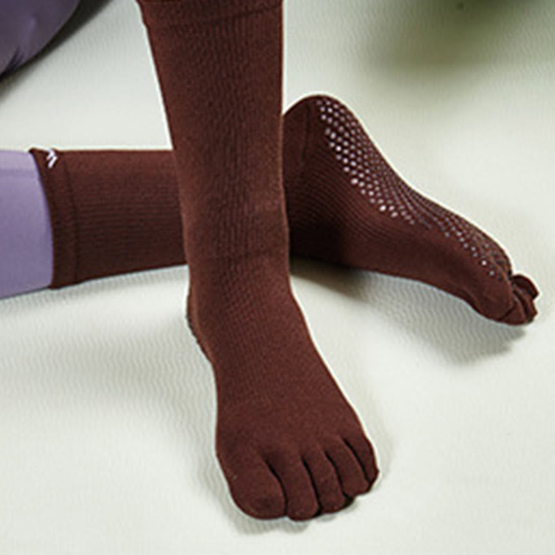 Chaussettes de sport et de yoga Olivenorma à 5 orteils, pieds nus