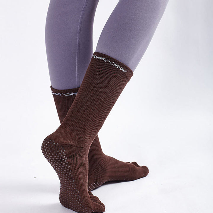 Chaussettes de sport et de yoga Olivenorma à 5 orteils, pieds nus
