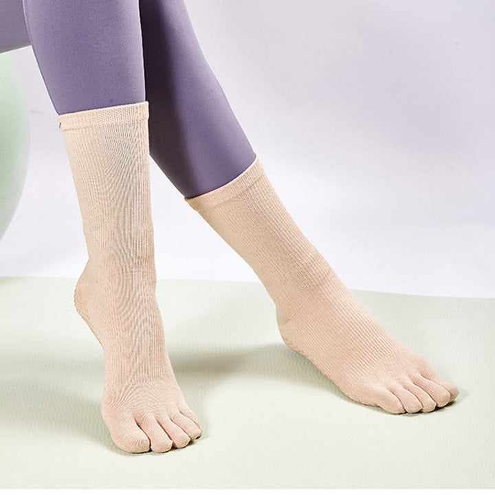 Chaussettes de sport et de yoga Olivenorma à 5 orteils, pieds nus