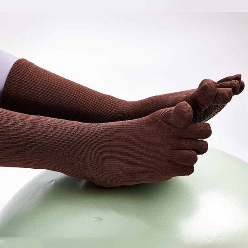 Chaussettes de sport et de yoga Olivenorma à 5 orteils, pieds nus