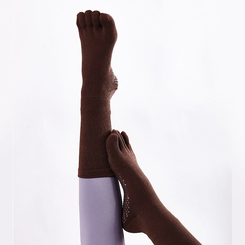 Chaussettes de sport et de yoga Olivenorma à 5 orteils, pieds nus