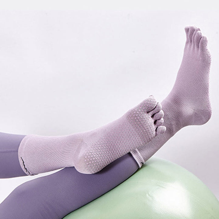 Chaussettes de sport Olivenorma Barefoot Feel antidérapantes pour Pilates, Barre et yoga, avec un design flexible et léger. - image 11