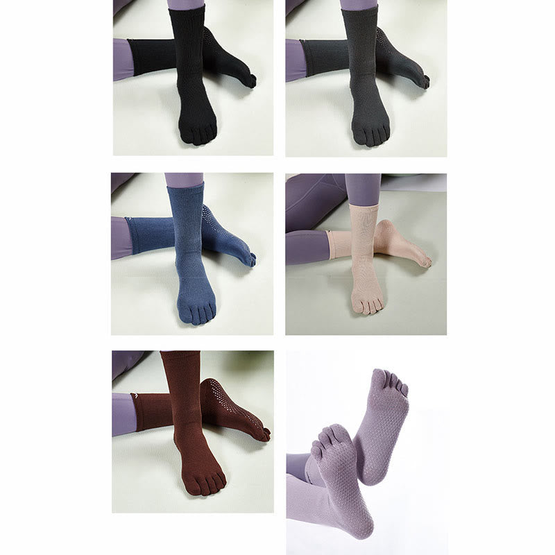Chaussettes de sport Olivenorma Barefoot Feel antidérapantes pour Pilates, Barre et yoga, avec un design flexible et léger. - image 24