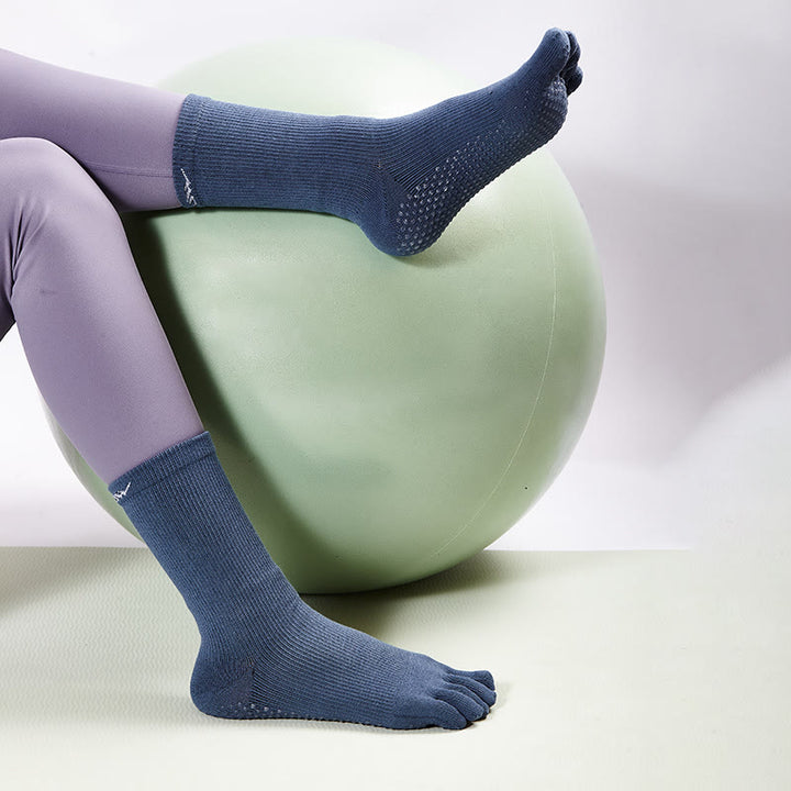 Chaussettes de sport et de yoga Olivenorma à 5 orteils, pieds nus