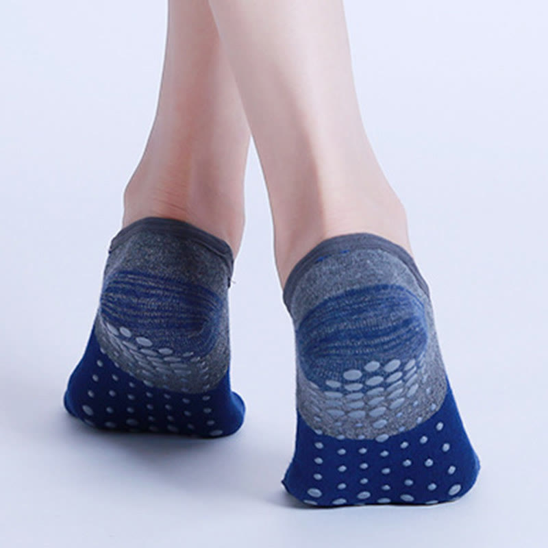 Chaussettes de yoga, pilates et fitness antidérapantes à cinq orteils Olivenorma
