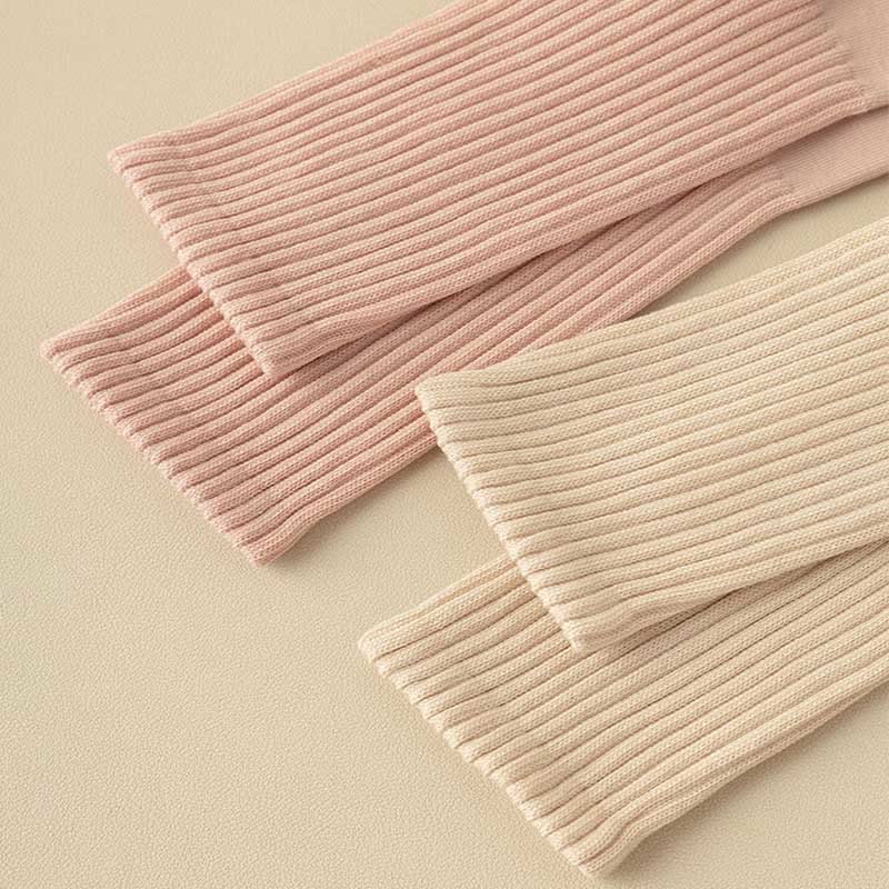 Chaussettes de yoga à rayures unies antidérapantes Olivenorma 