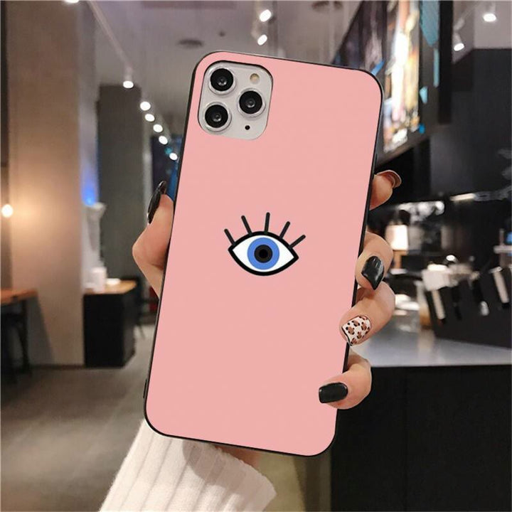 Coque de téléphone Olivenorma Evil Eye Amulet compatible avec iPhone 14/15 