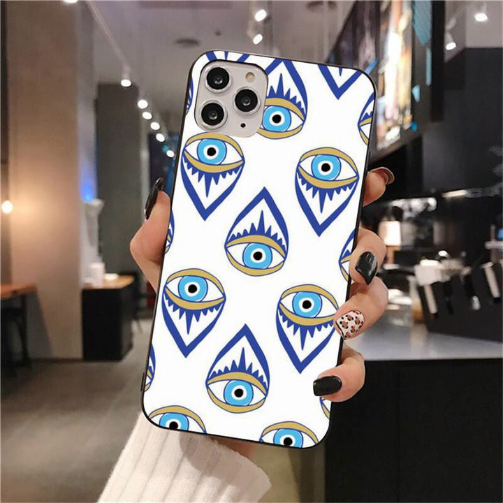 Coque de téléphone Olivenorma Evil Eye Amulet compatible avec iPhone 14/15 