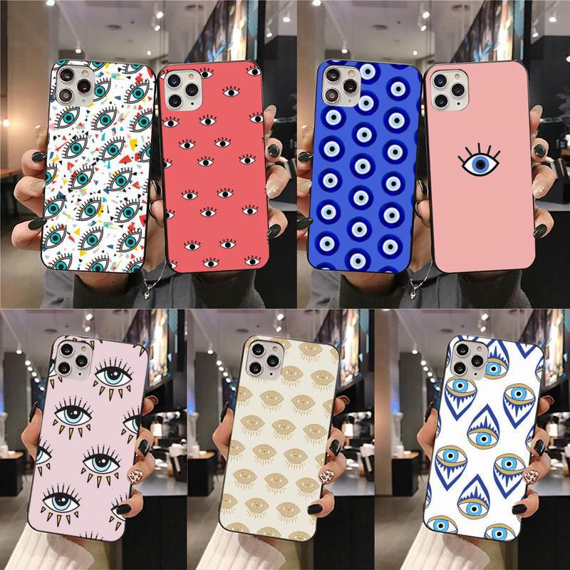 Coque de téléphone Olivenorma Evil Eye Amulet compatible avec iPhone 14/15 