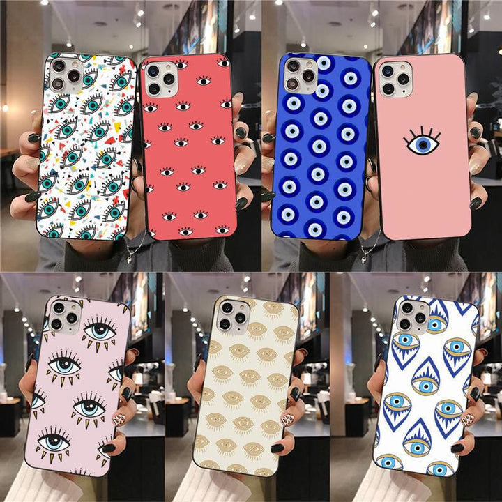 Coque de téléphone Olivenorma Evil Eye Amulet compatible avec iPhone 14/15 