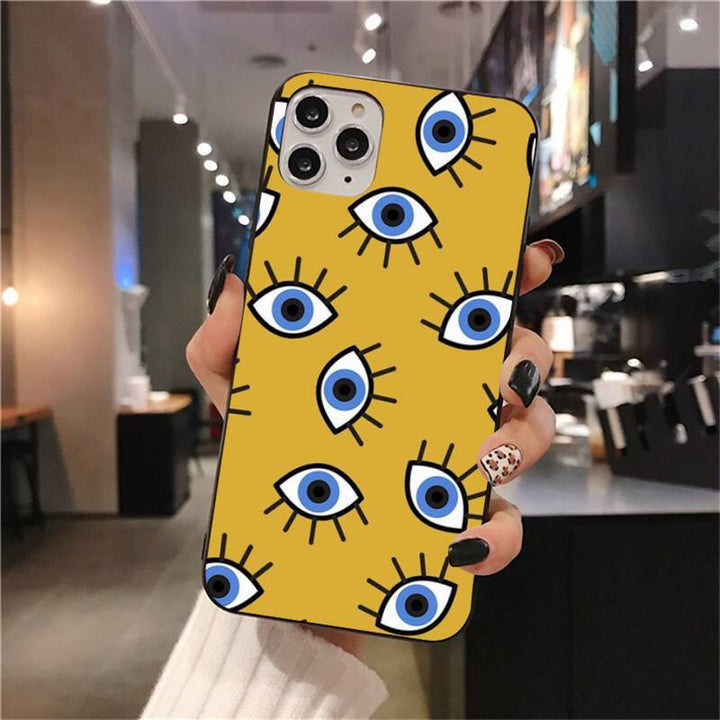 Coque de téléphone Olivenorma Evil Eye Amulet compatible avec iPhone 14/15 
