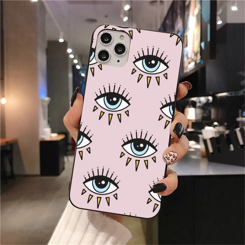Coque de téléphone Olivenorma Evil Eye Amulet compatible avec iPhone 14/15 
