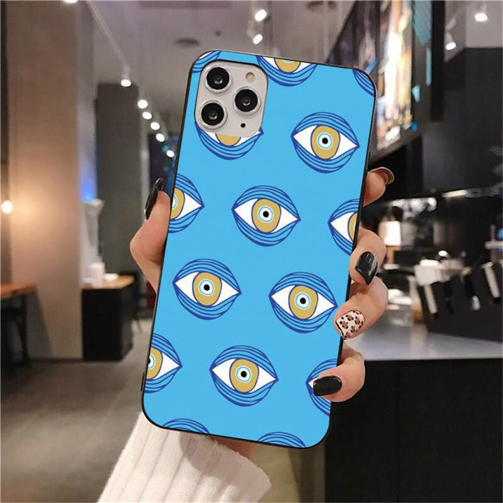 Coque de téléphone Olivenorma Evil Eye Amulet compatible avec iPhone 14/15 