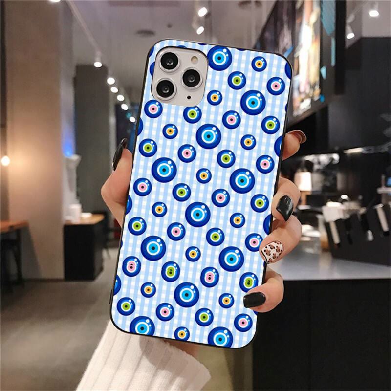 Coque de téléphone Olivenorma Evil Eye Amulet compatible avec iPhone 14/15 
