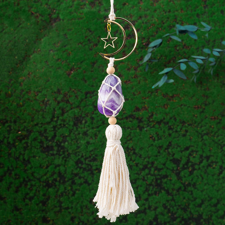 Ornement à suspendre en pierres précieuses de guérison naturelle Reiki Olivenorma 