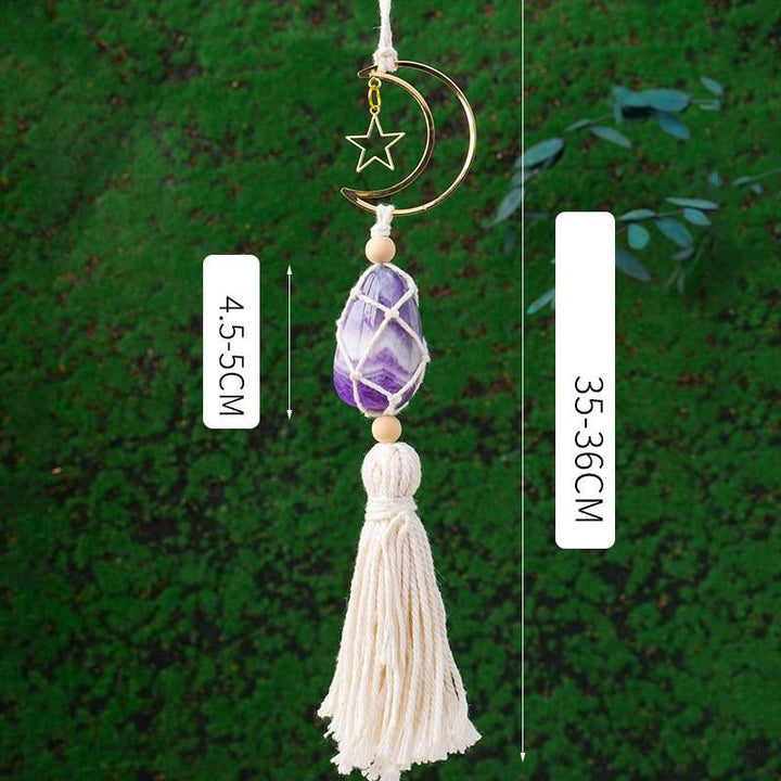 Ornement à suspendre en pierres précieuses de guérison naturelle Reiki Olivenorma 