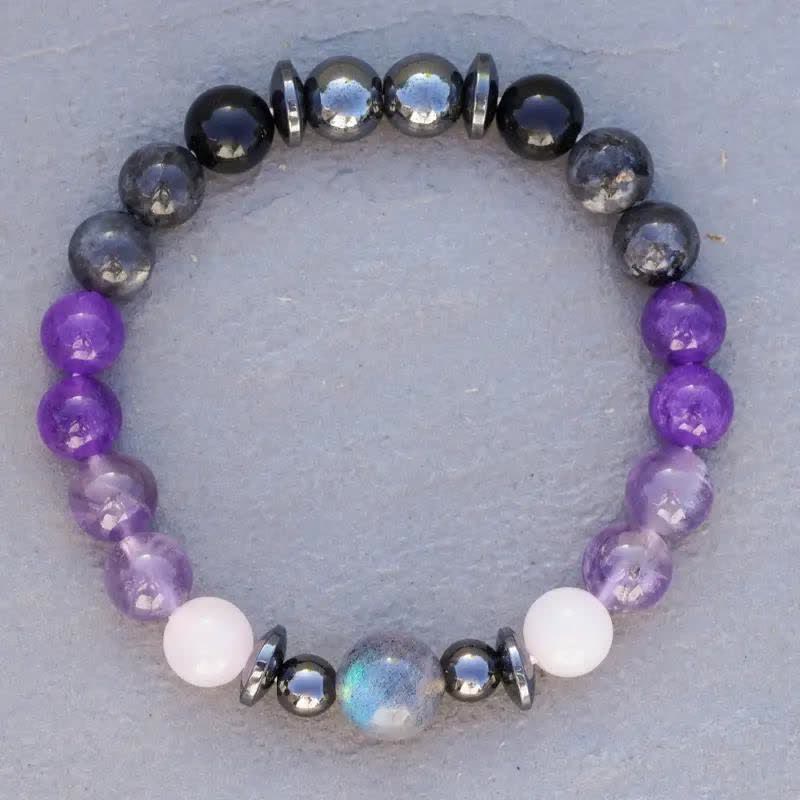 Bracelet en perles de pierre naturelle Olivenorma « Guérison du cœur brisé »
