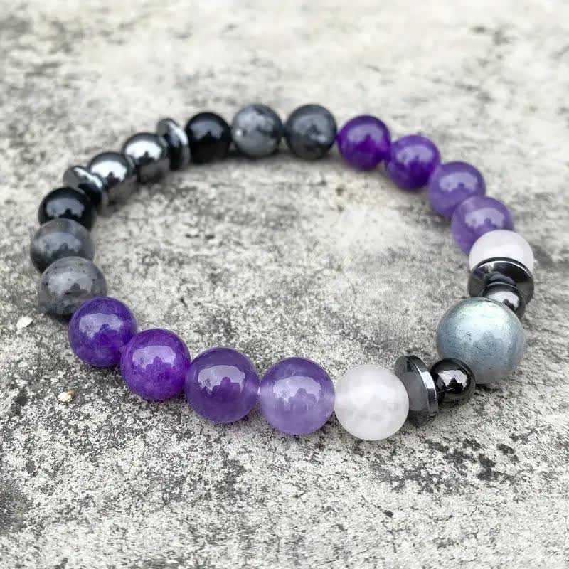 Bracelet en perles de pierre naturelle Olivenorma « Guérison du cœur brisé »