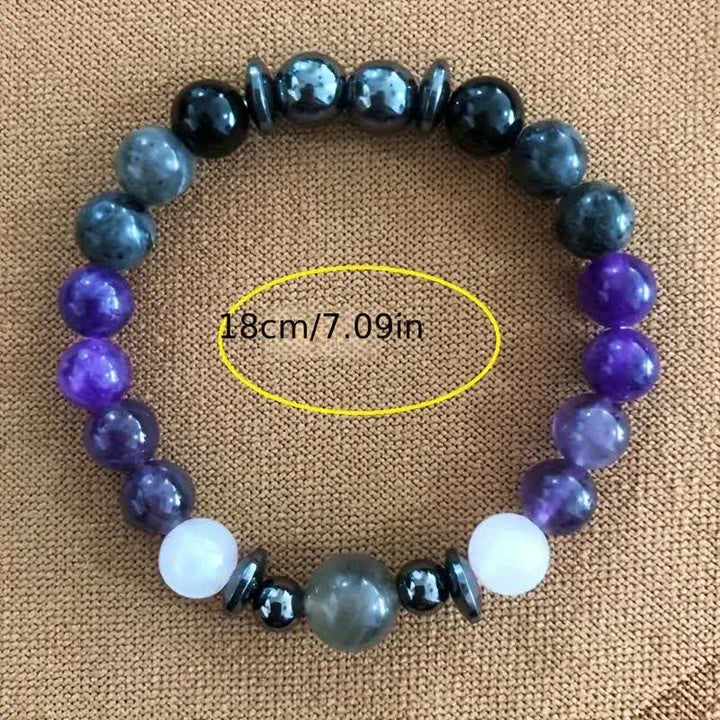 Bracelet en perles de pierre naturelle Olivenorma « Guérison du cœur brisé »