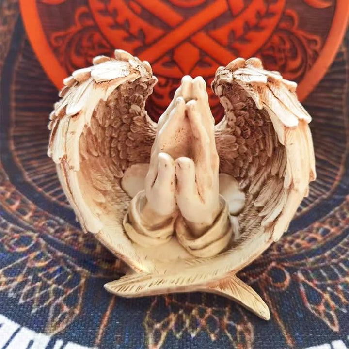 Ornements d'ailes d'ange en résine Olivenorma Décoration païenne