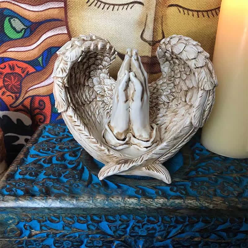 Ornements d'ailes d'ange en résine Olivenorma Décoration païenne