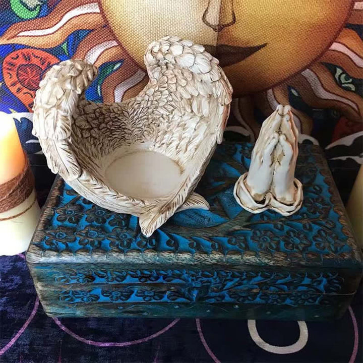 Ornements d'ailes d'ange en résine Olivenorma Décoration païenne