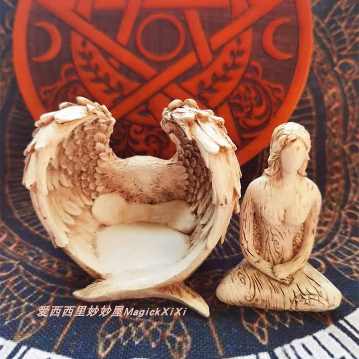Ornements d'ailes d'ange en résine Olivenorma Décoration païenne