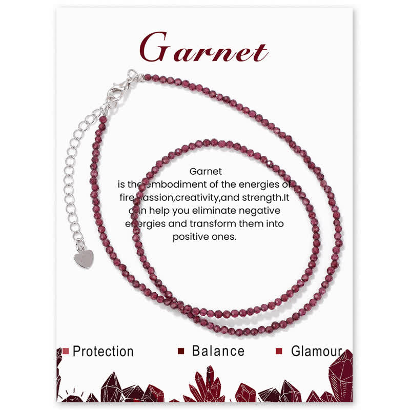 Collier de clavicule fine en perles de pierre cardée Olivenorma