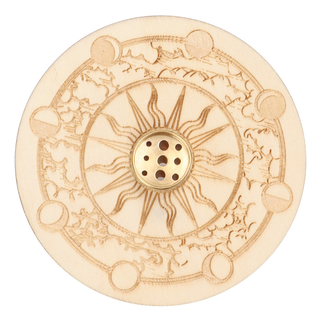 Porte-encens en bois Olivenorma Lotus Purity