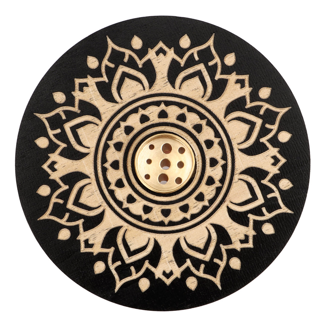Porte-encens en bois Olivenorma Lotus Purity