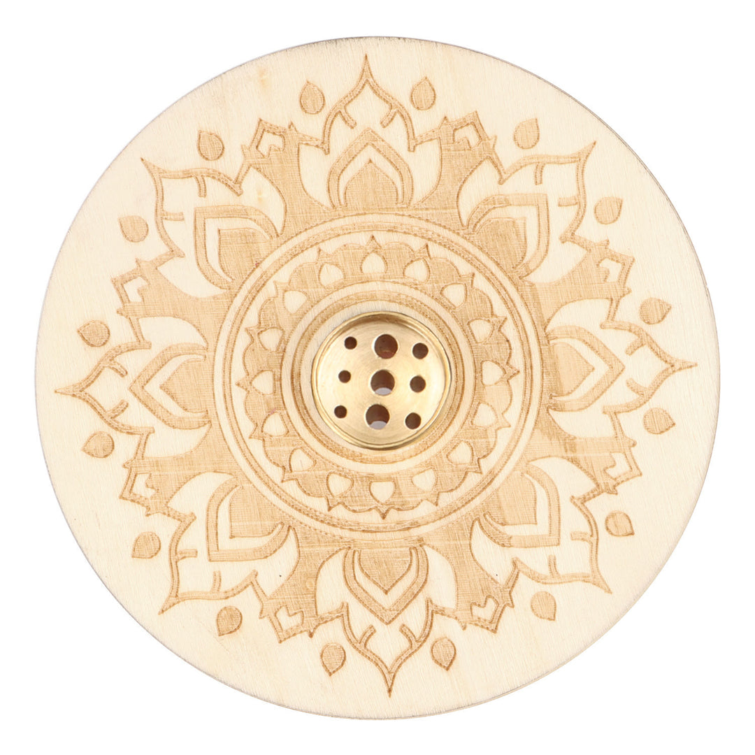 Porte-encens en bois Olivenorma Lotus Purity