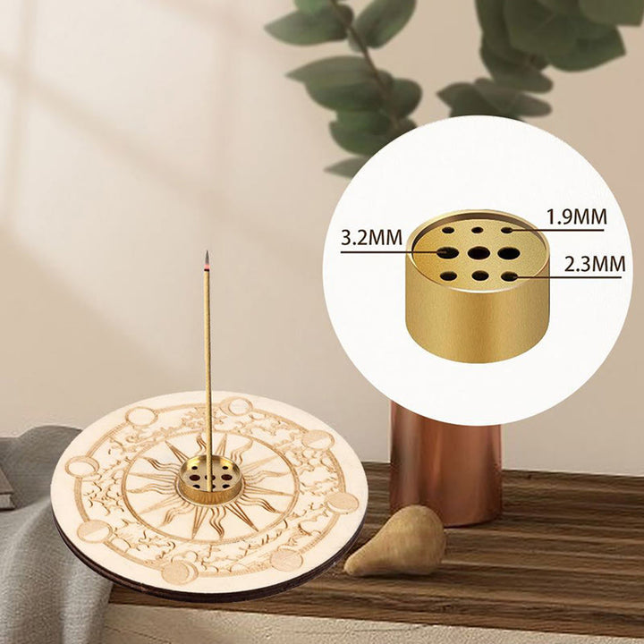 Porte-encens en bois Olivenorma Lotus Purity