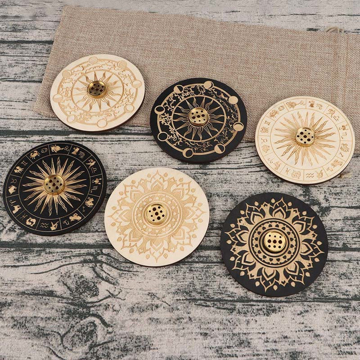 Porte-encens en bois Olivenorma Lotus Purity