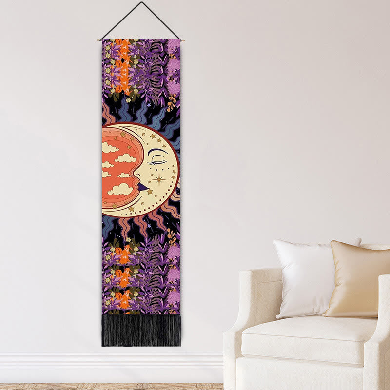 Tapisserie décorative murale Olivenorma Lune et Soleil