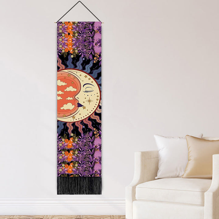 Tapisserie décorative murale Olivenorma Lune et Soleil
