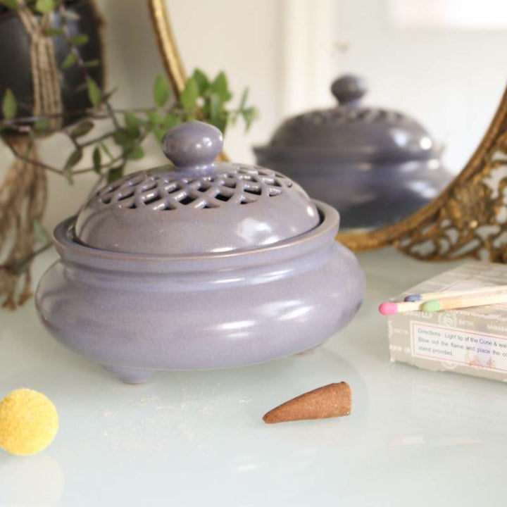Bol de purification en cristal céramique Mandala Olivenorma