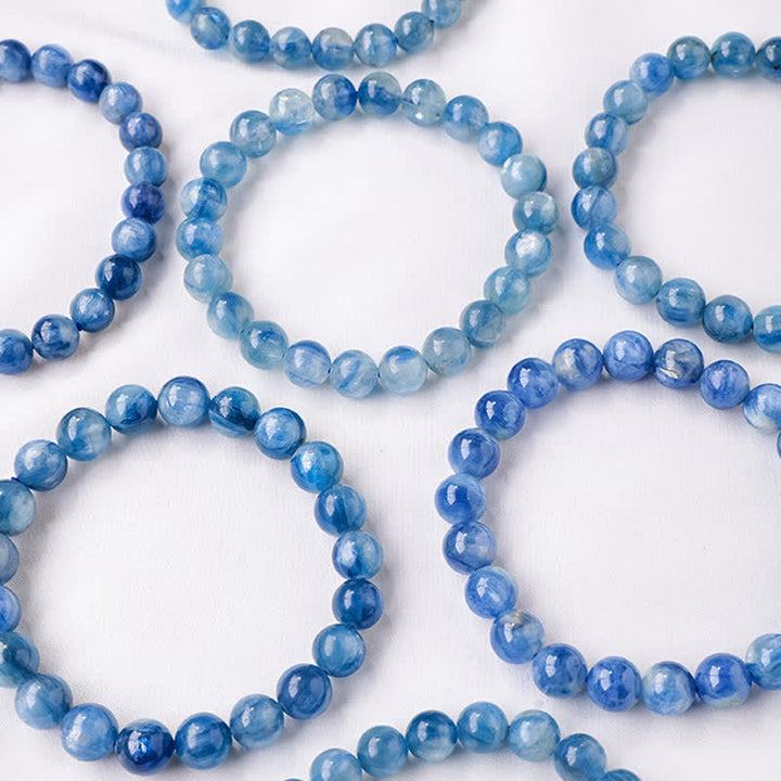 Bracelet en perles de cyanite naturelle Olivenorma 8/9 mm 