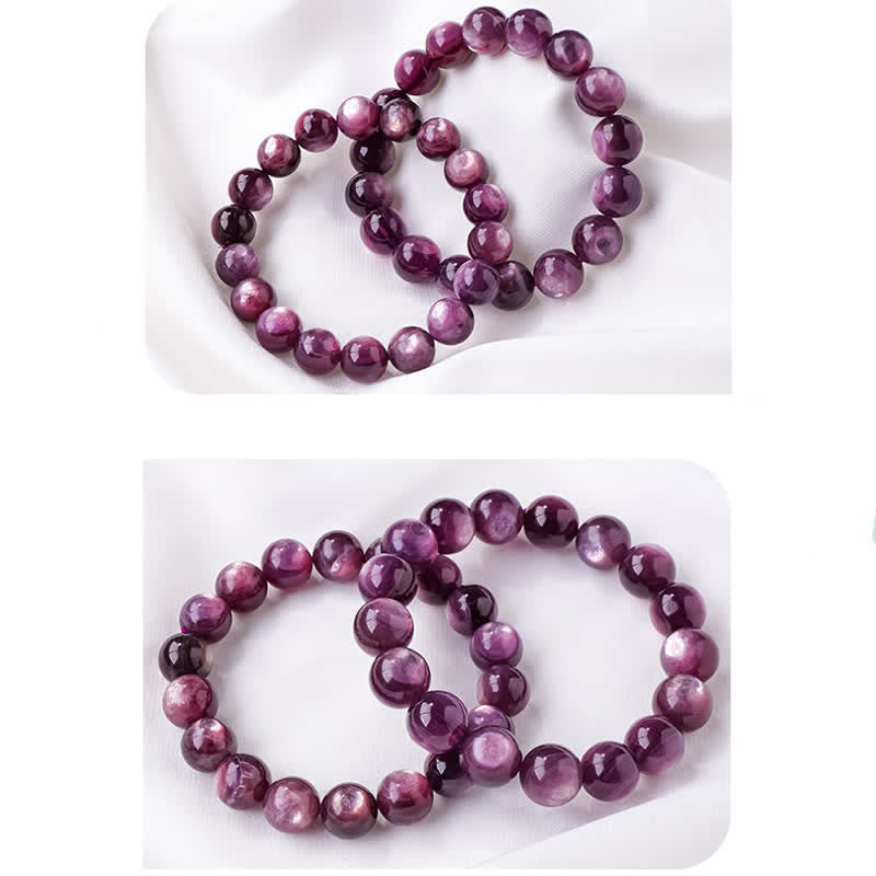 Bracelet en perles d'améthyste naturelle Olivenorma 9/12 mm 